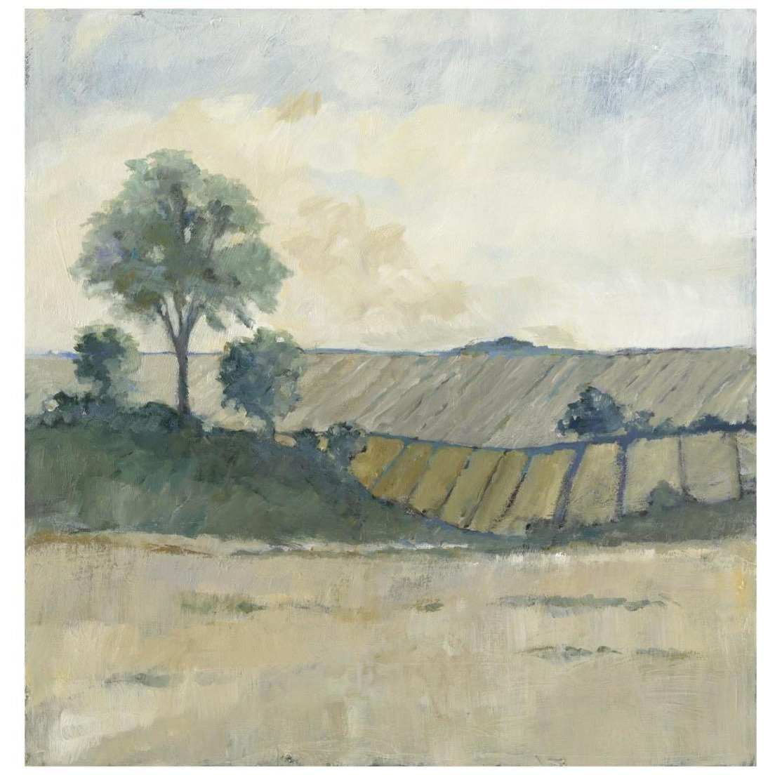 Fields Before the Storm -Paper Art-20&quotx20"