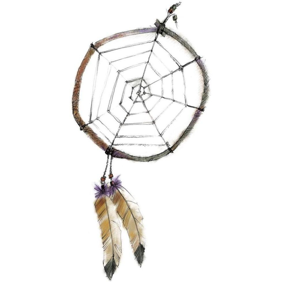 Indian Dreamcatcher -Paper Art-18&quotx22"