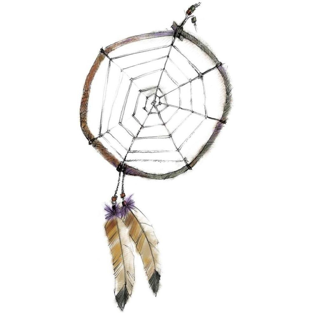 Indian Dreamcatcher -Paper Art-22&quotx26"
