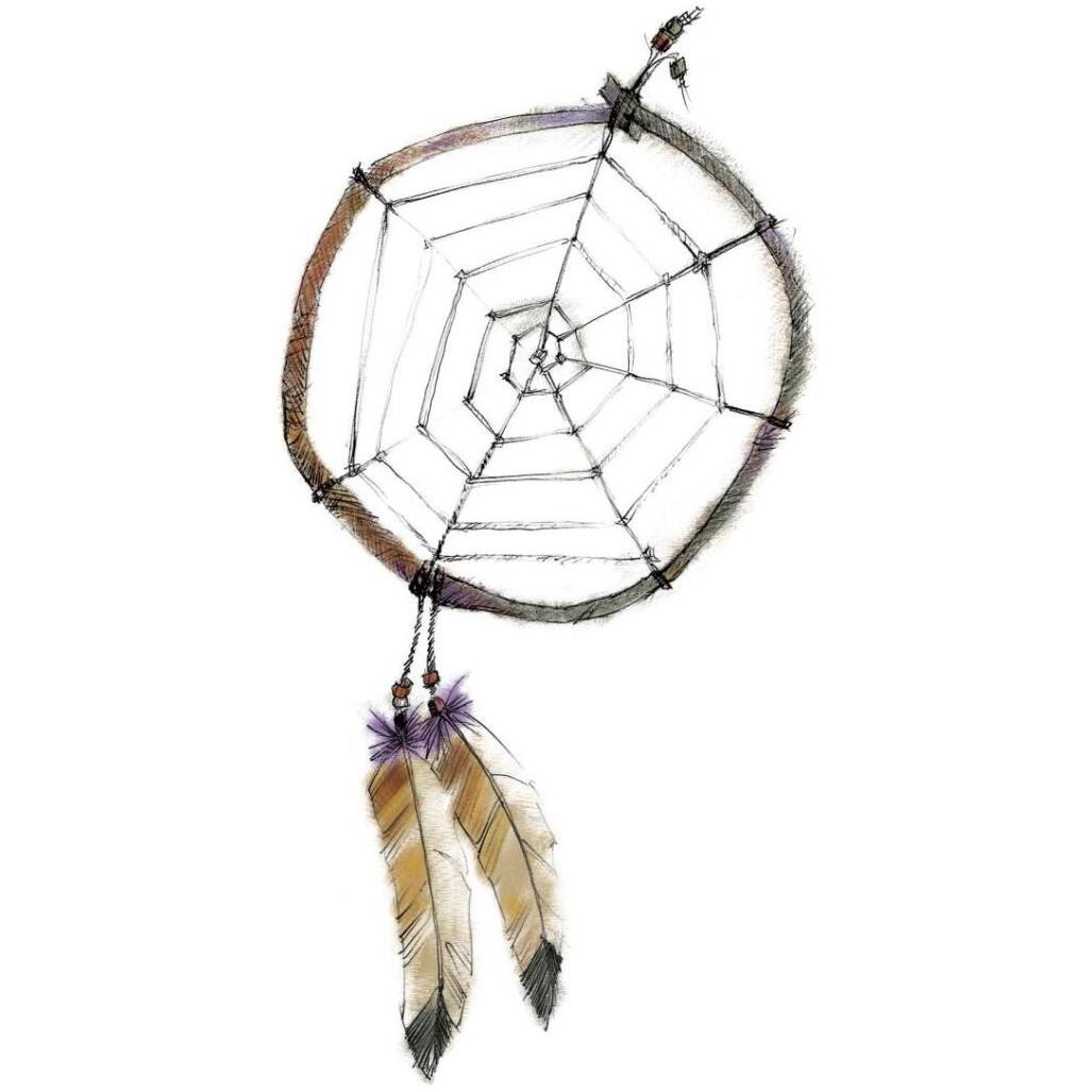 Indian Dreamcatcher -Paper Art-30&quotx37"