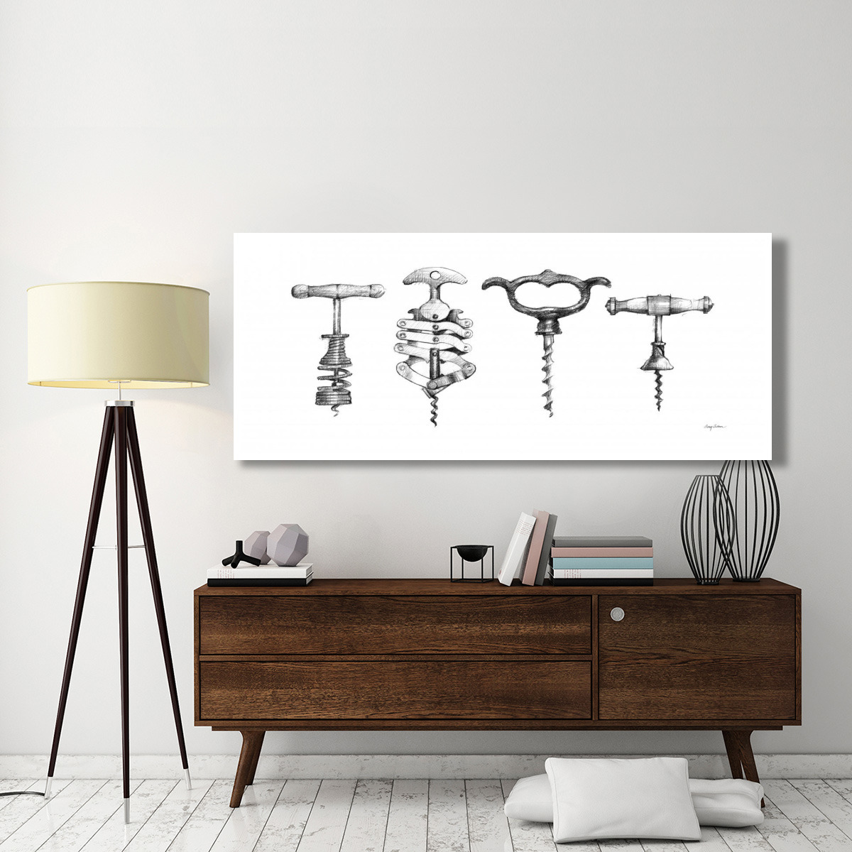 Corkscrew Collection -Paper Art-77&quotx32"