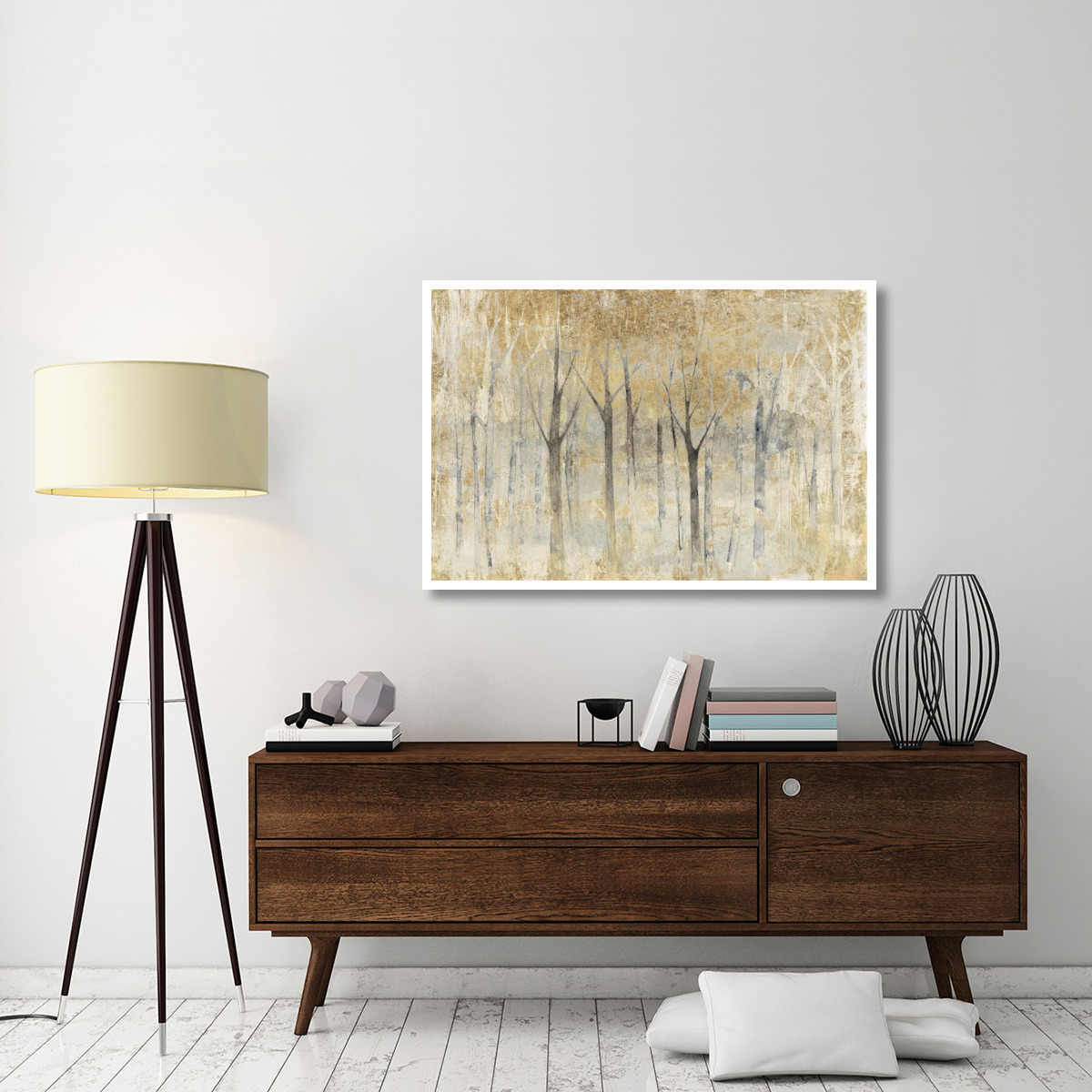 Seasons End Gold -Paper Art-50&quotx34"