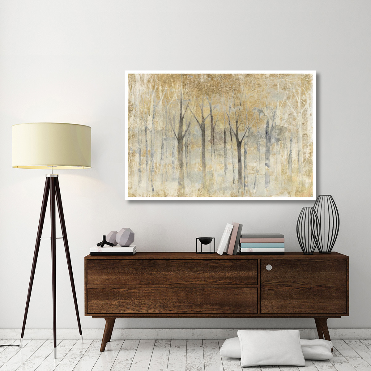 Seasons End Gold -Paper Art-62&quotx42"