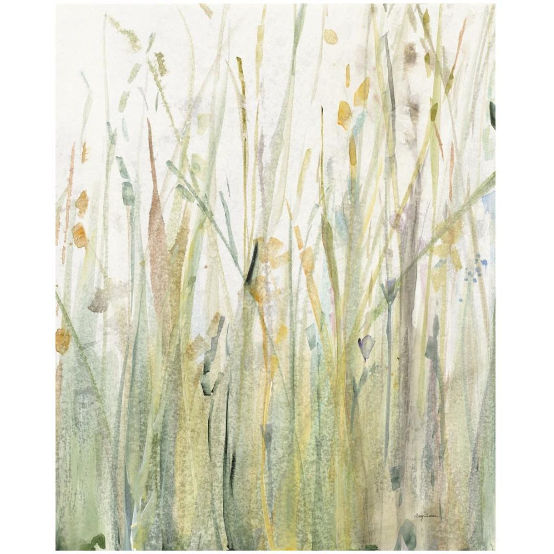 Spring Grasses I Crop -Paper Art-18&quotx22"