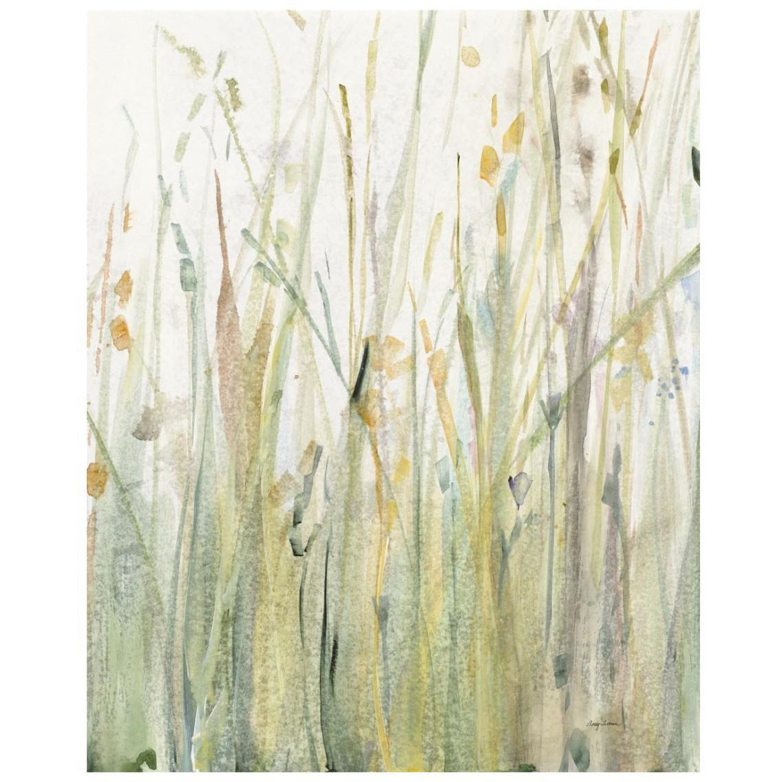 Spring Grasses I Crop -Paper Art-22&quotx26"