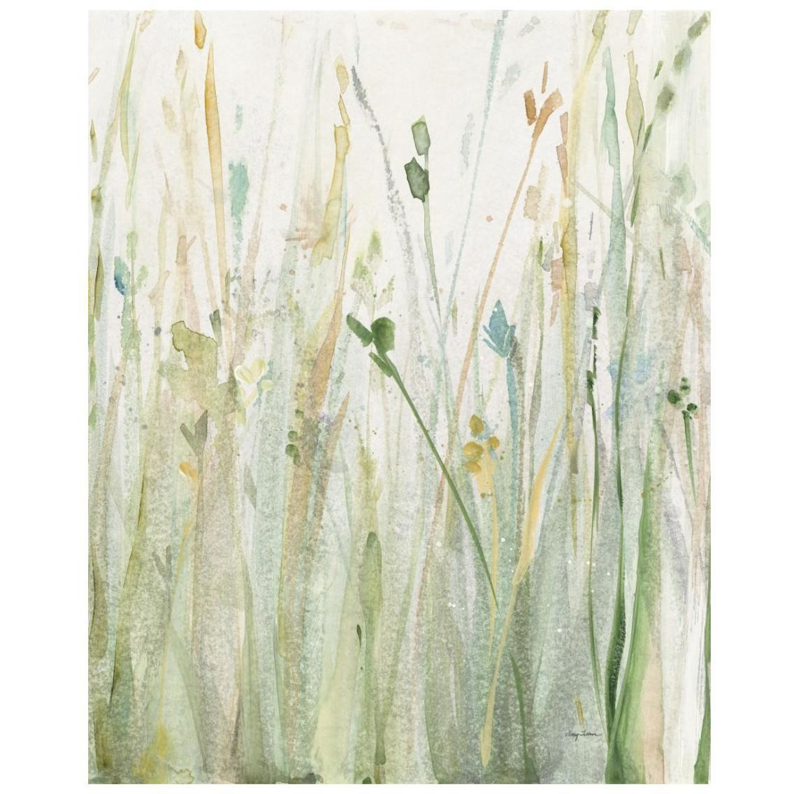 Spring Grasses II Crop -Paper Art-22&quotx26"