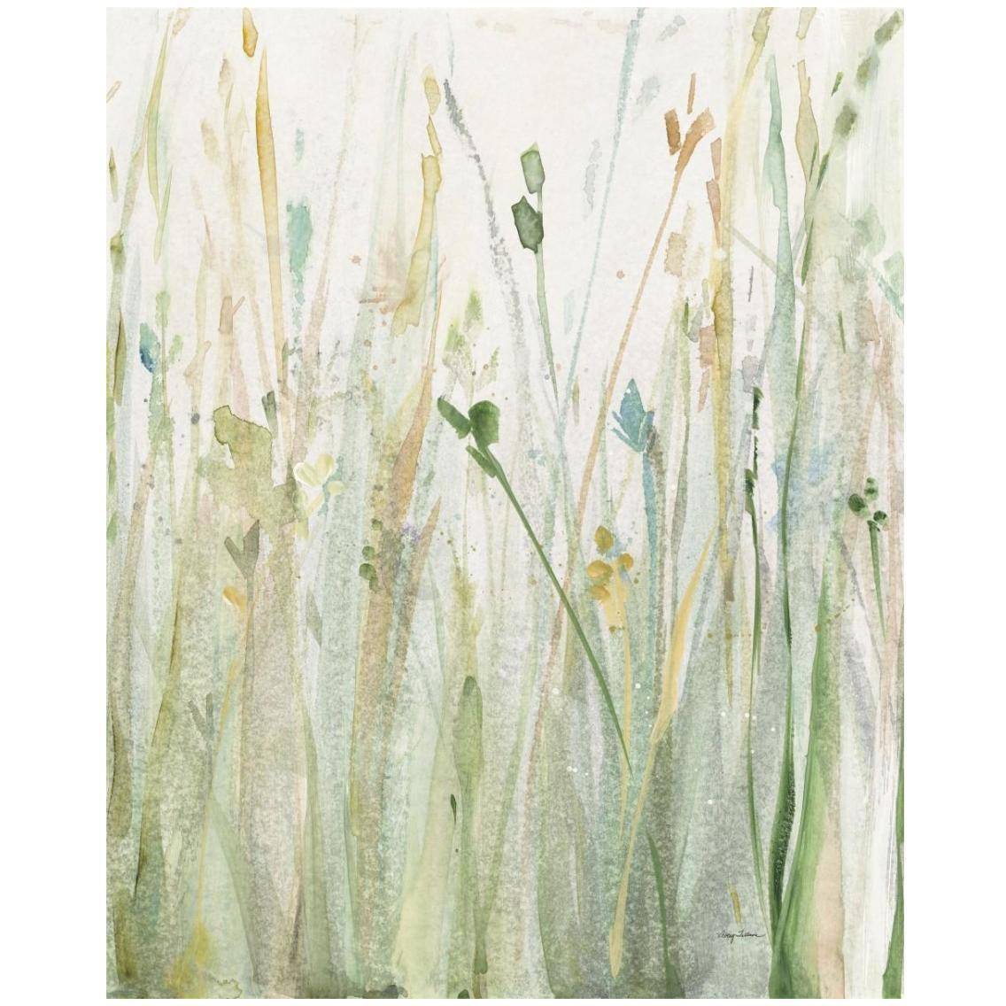 Spring Grasses II Crop -Paper Art-24&quotx30"
