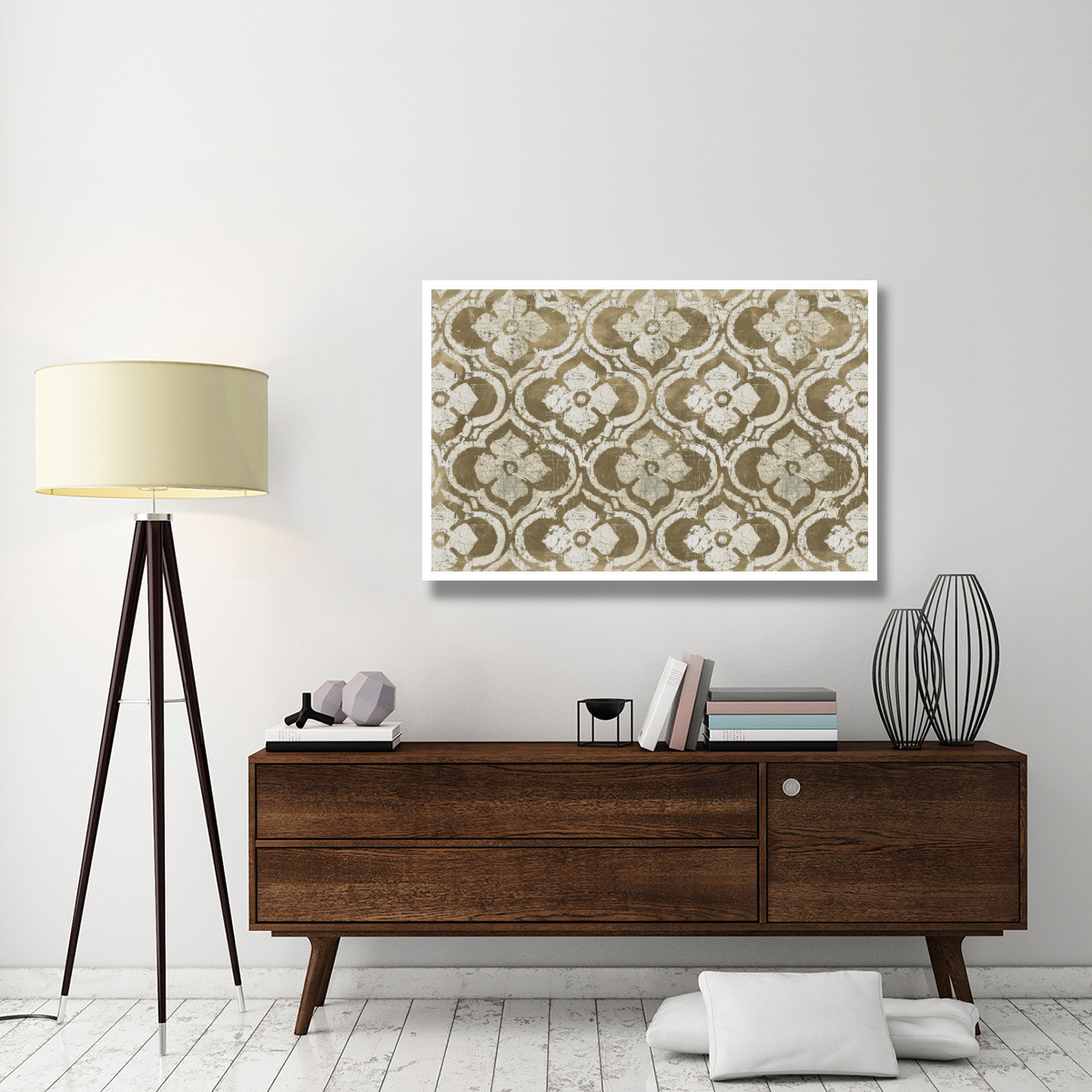 Gilt Complex I Neutral Warm -Paper Art-50&quotx34"