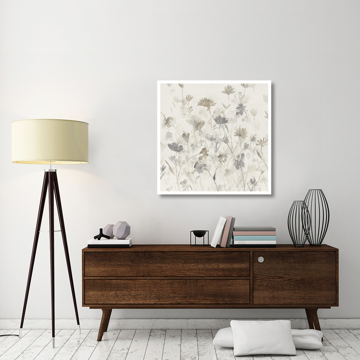 Garden Shadows III -Paper Art-38&quotx38"