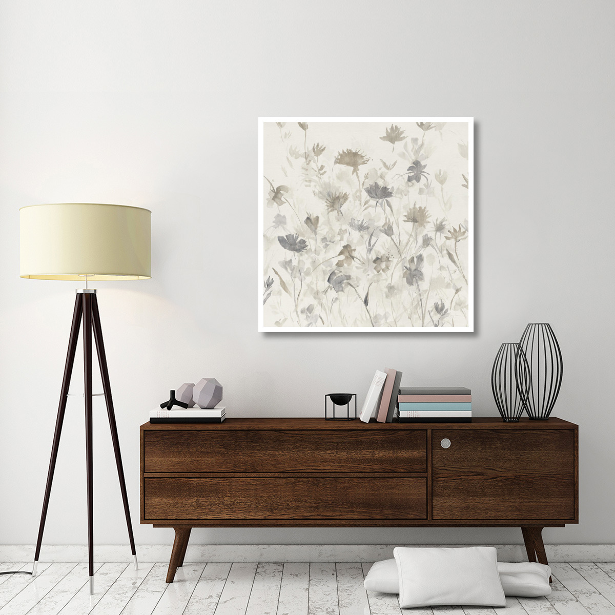 Garden Shadows III -Paper Art-42&quotx42"