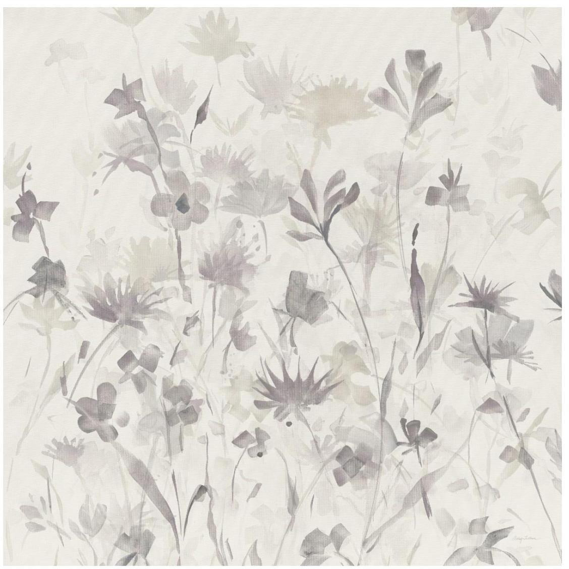 Garden Shadows IV Purple Grey -Paper Art-26&quotx26"