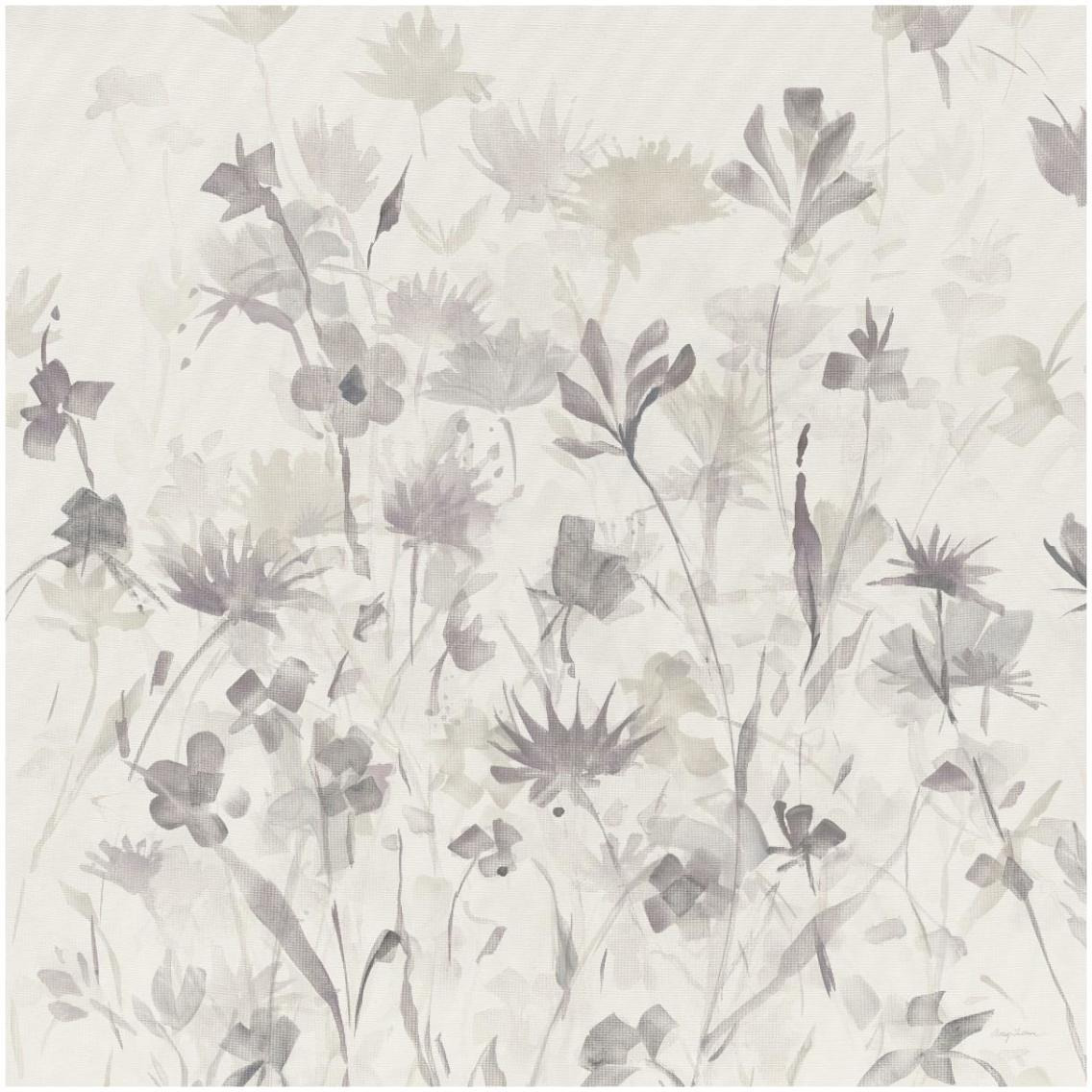Garden Shadows IV Purple Grey -Paper Art-32&quotx32"