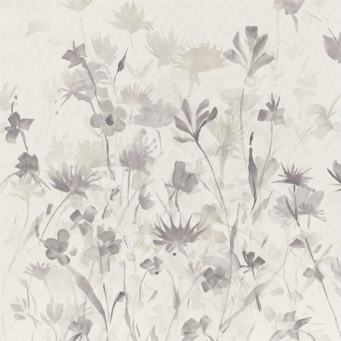 Garden Shadows IV Purple Grey -Paper Art-38&quotx38"