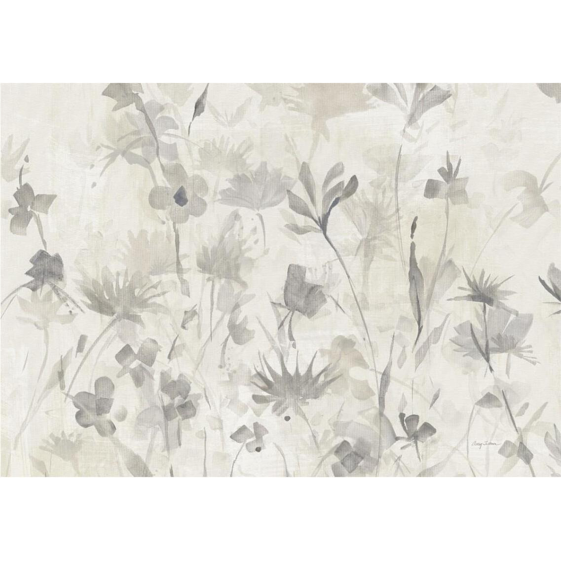 Garden Shadows IV Crop Greige -Paper Art-38&quotx27.2"