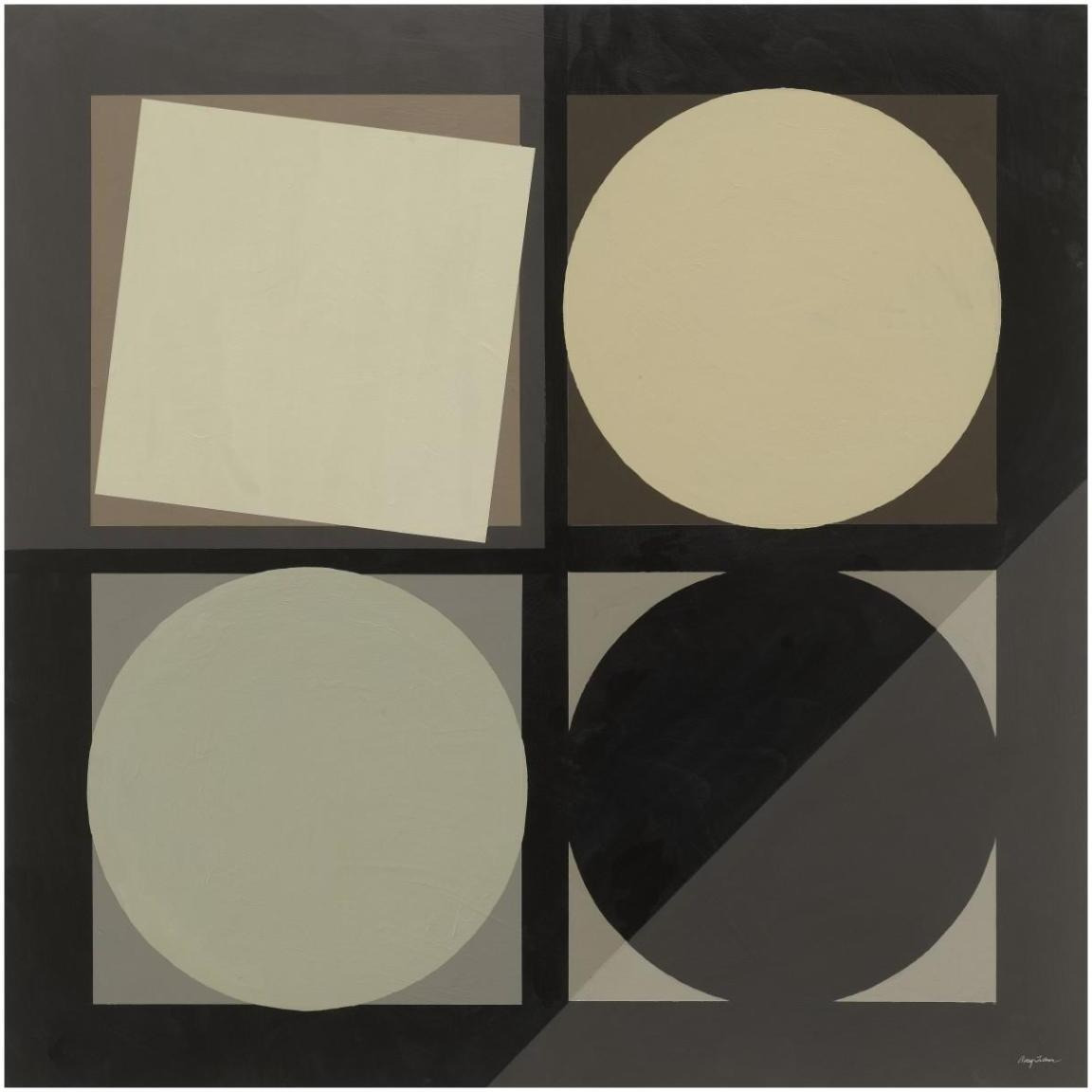 Geo Natural -Paper Art-42&quotx42"