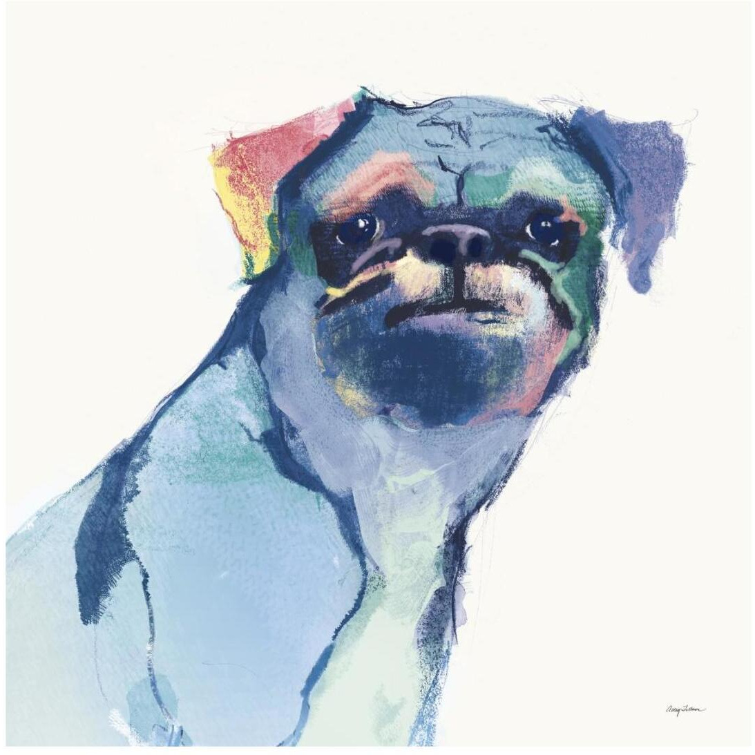 Snug Watercolor Pastel -Paper Art-20&quotx20"