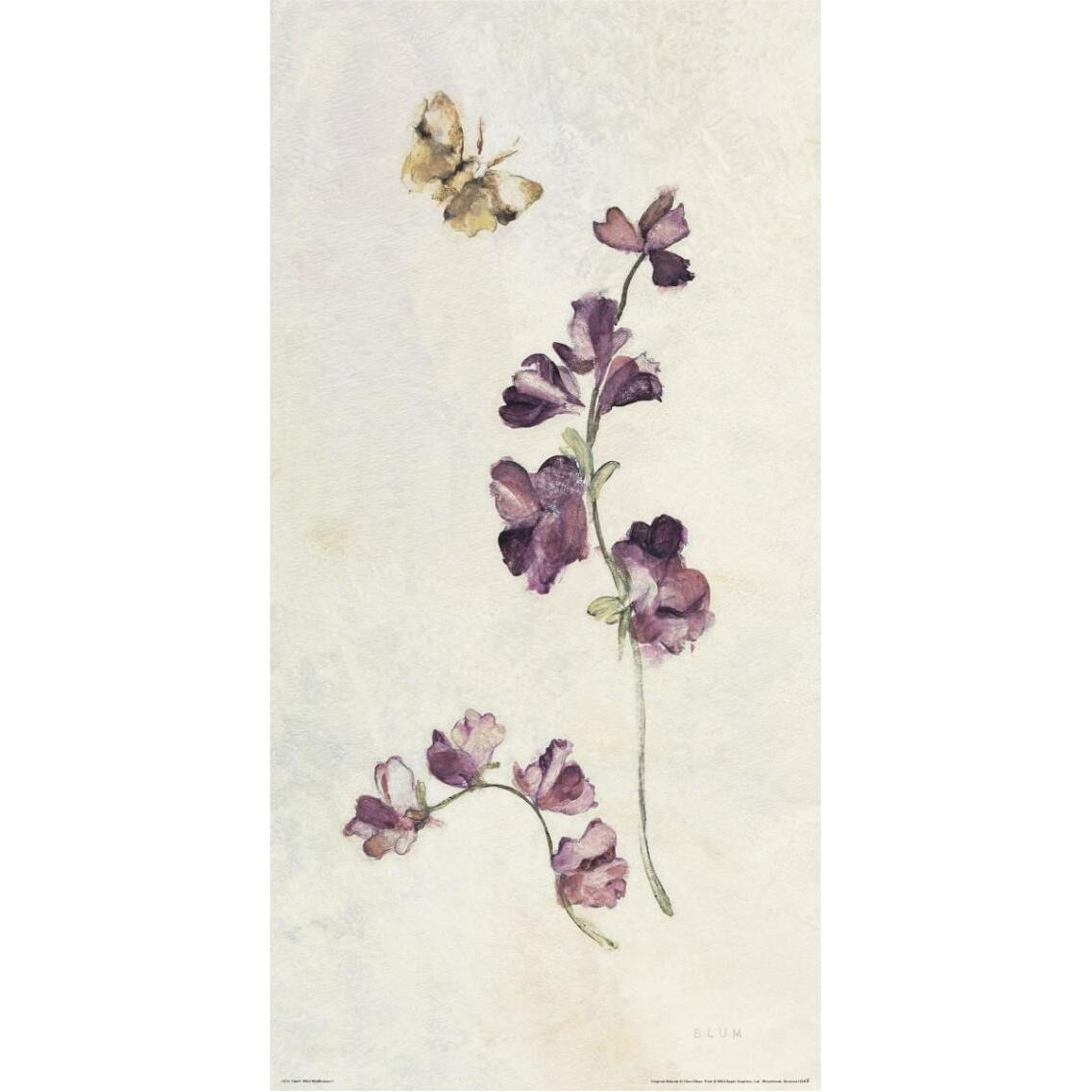 Wild Wallflowers I -Paper Art-20&quotx38"