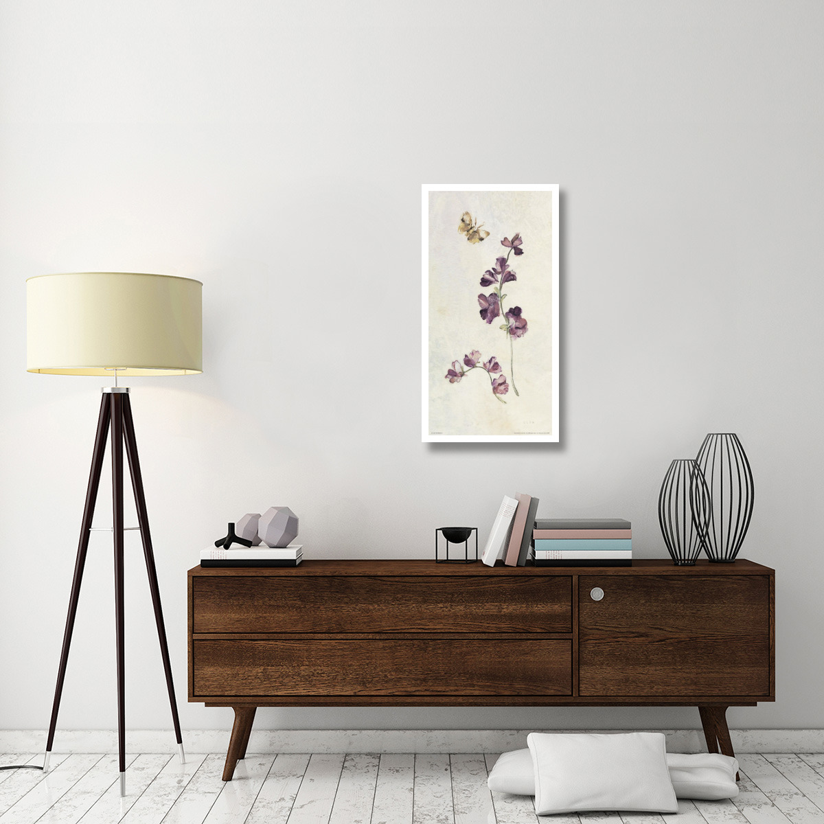 Wild Wallflowers I -Paper Art-20&quotx38"