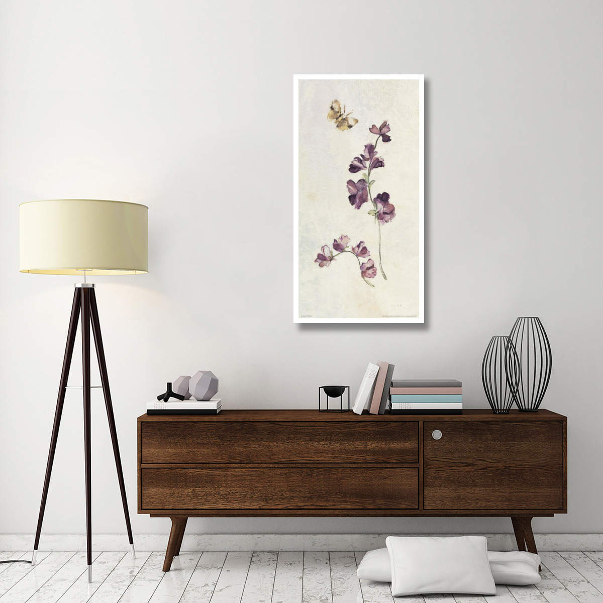 Wild Wallflowers I -Paper Art-26&quotx50"