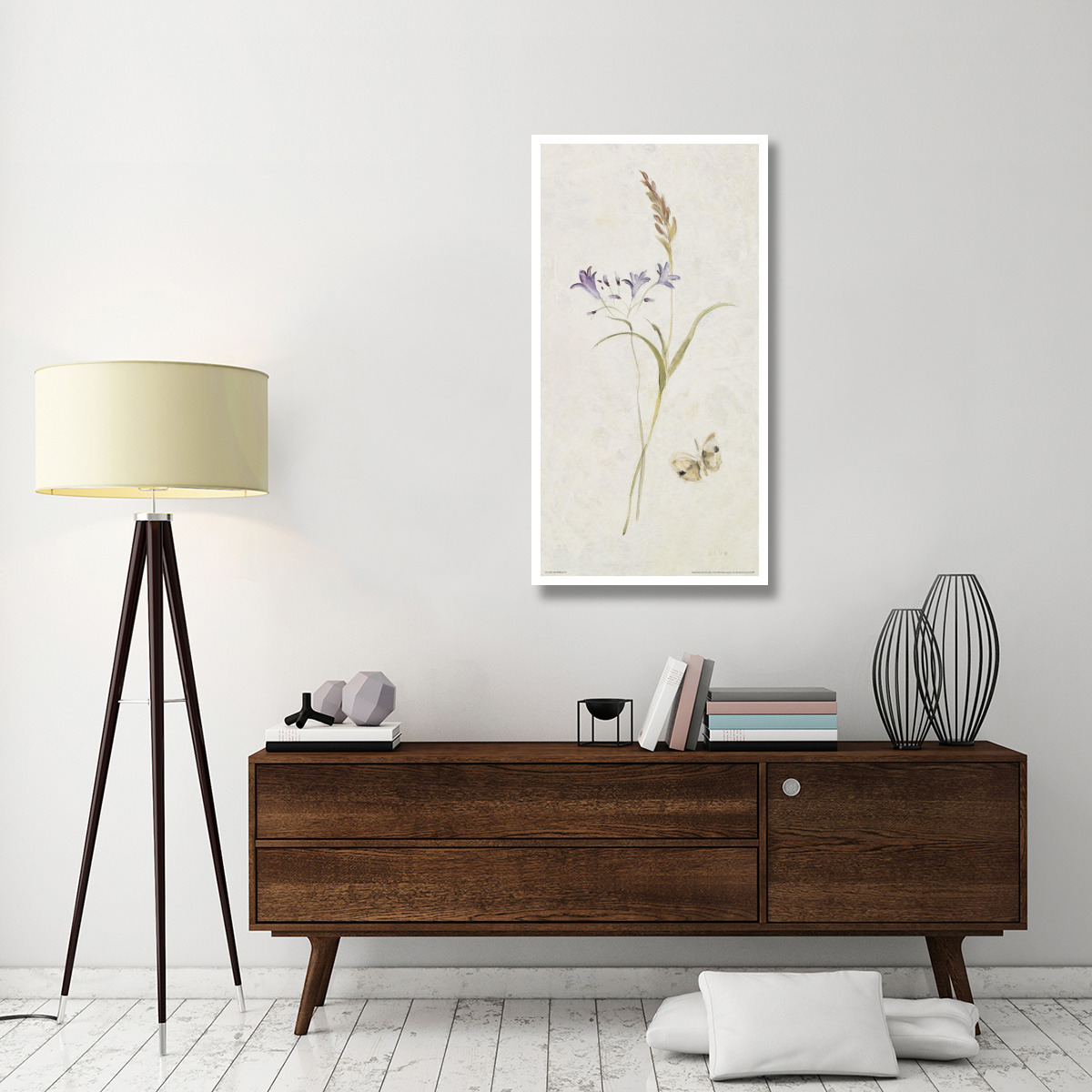 Wild Wallflowers III -Paper Art-26&quotx50"