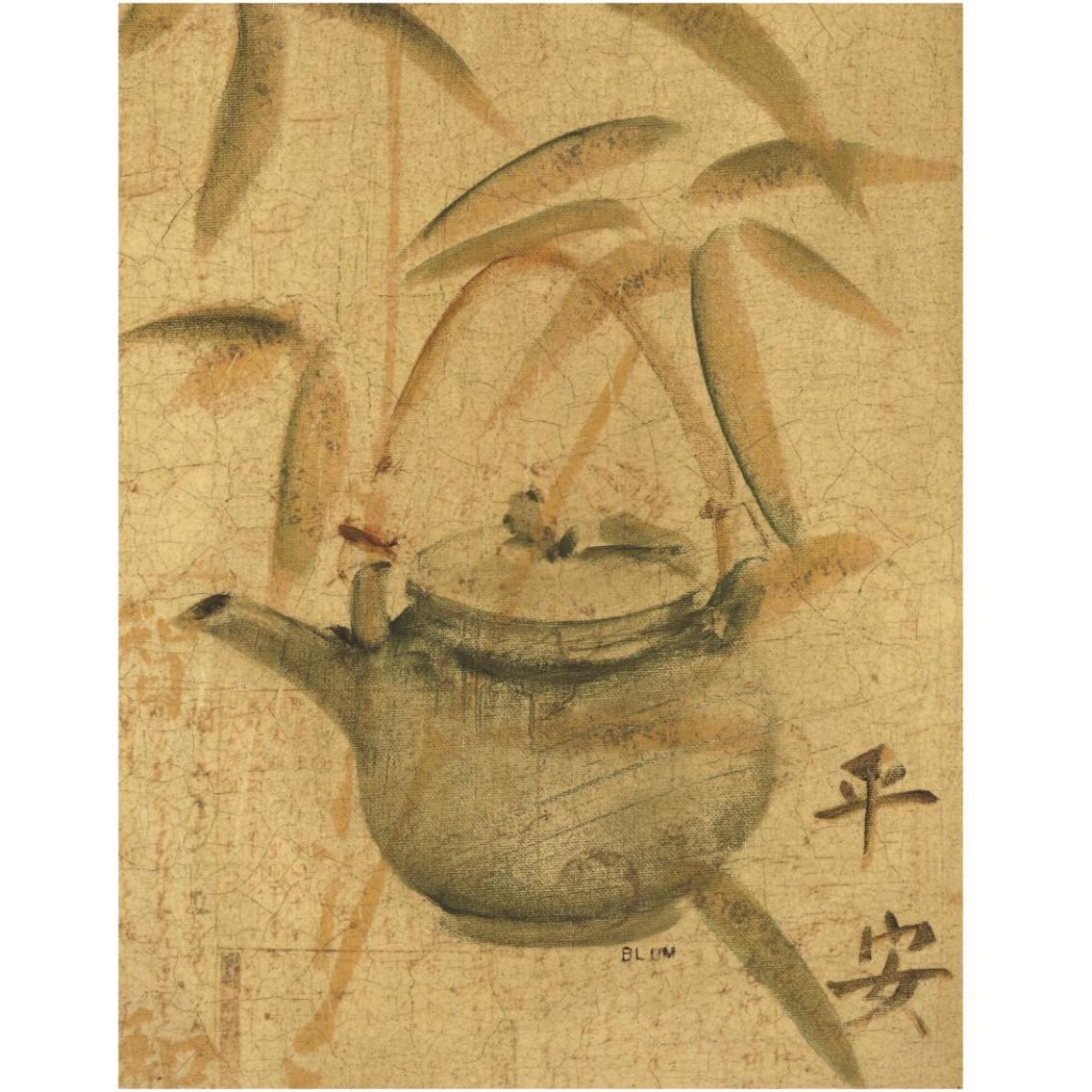 Asian Teapot I -Paper Art-14&quotx18"