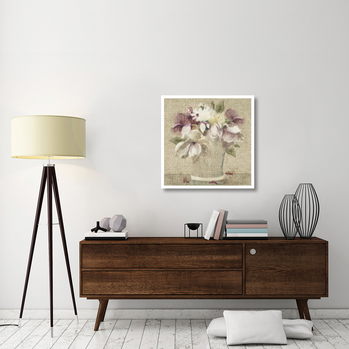 Cottage Bouquet II no Border -Paper Art-32&quotx32"
