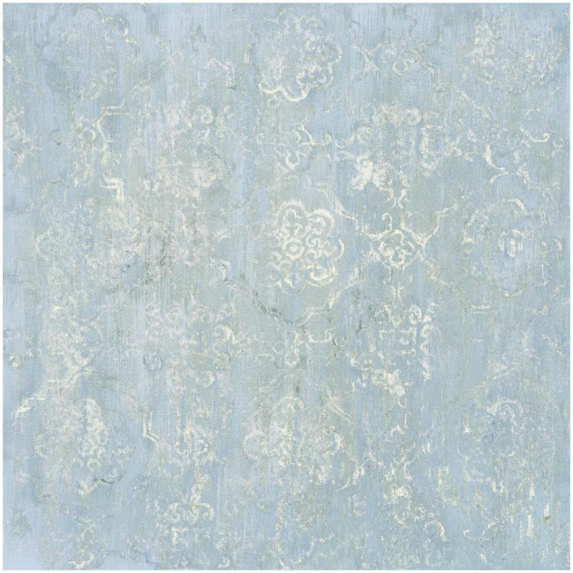 Narcissus Orchid Cool Pattern I Blue -Paper Art-32&quotx32"
