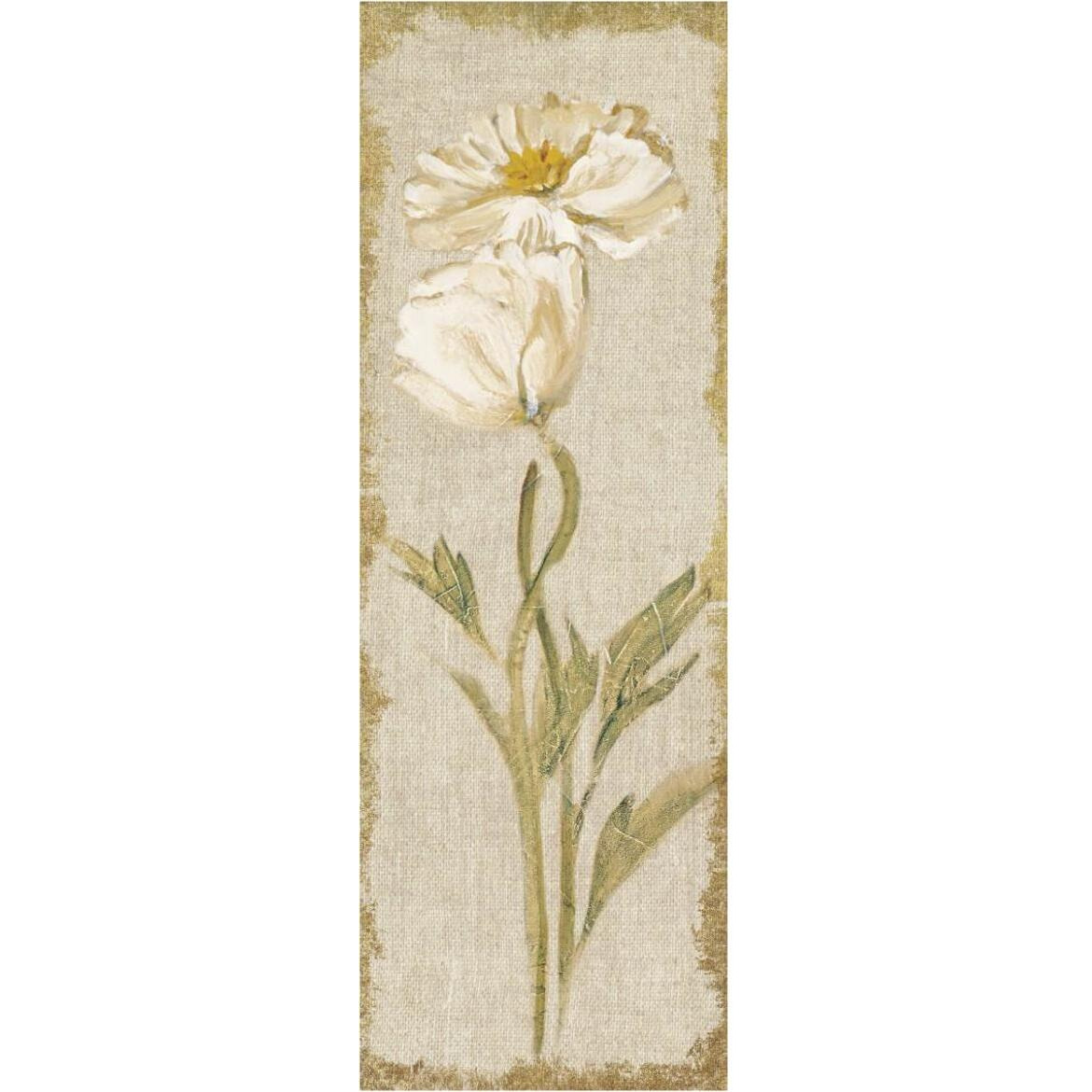 Cosmo Panel on White Vintage -Paper Art-26&quotx74"