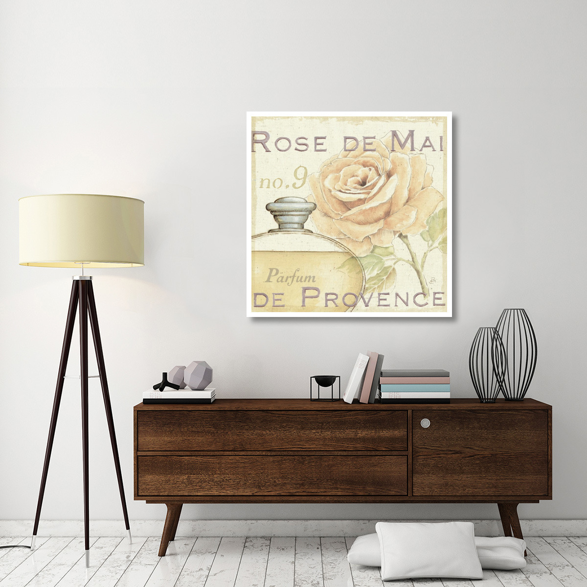 Fleurs and Parfum I -Paper Art-42&quotx42"