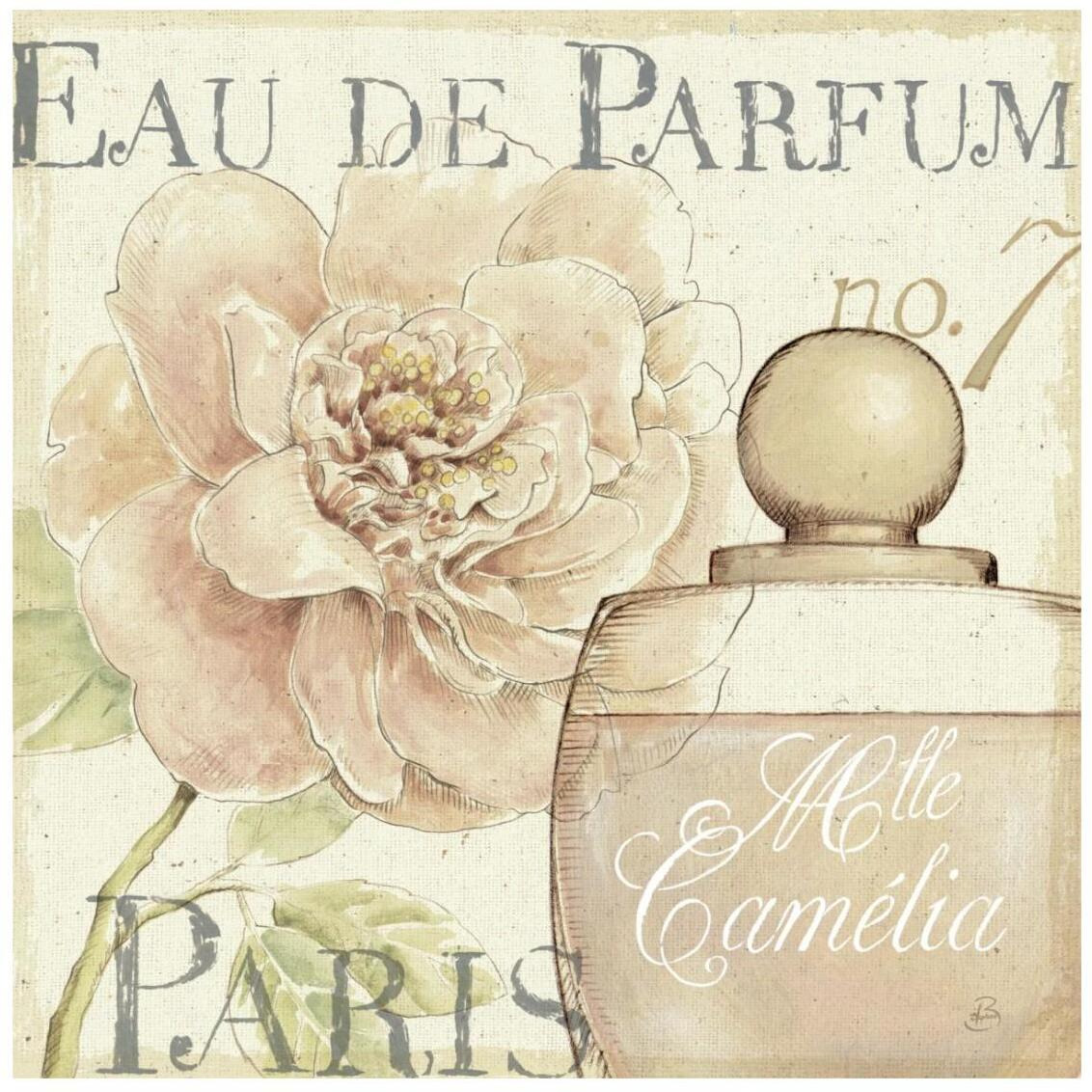 Fleurs and Parfum II -Paper Art-26&quotx26"