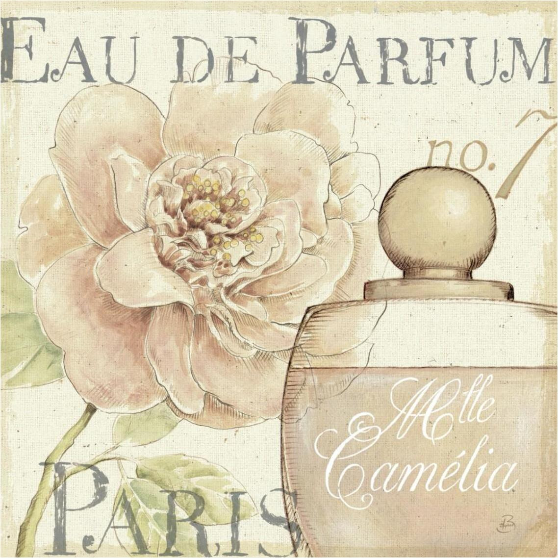 Fleurs and Parfum II -Paper Art-38&quotx38"