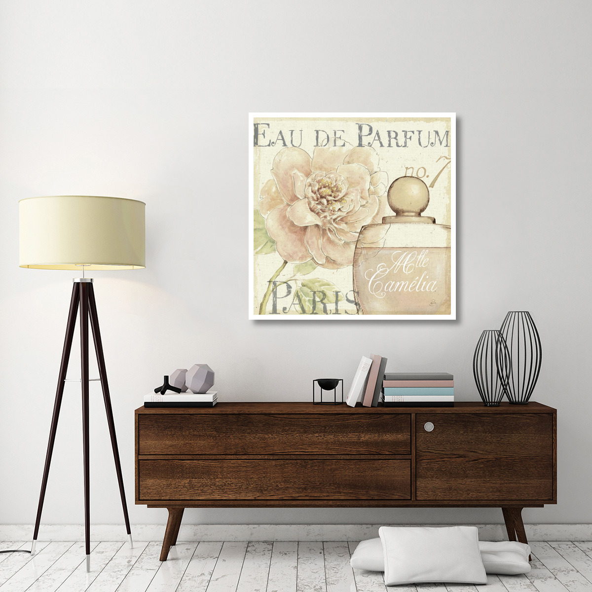 Fleurs and Parfum II -Paper Art-42&quotx42"