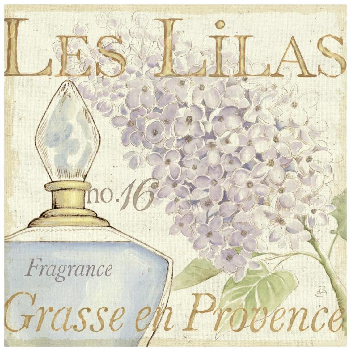 Fleurs Parfums IV -Paper Art-26&quotx26"