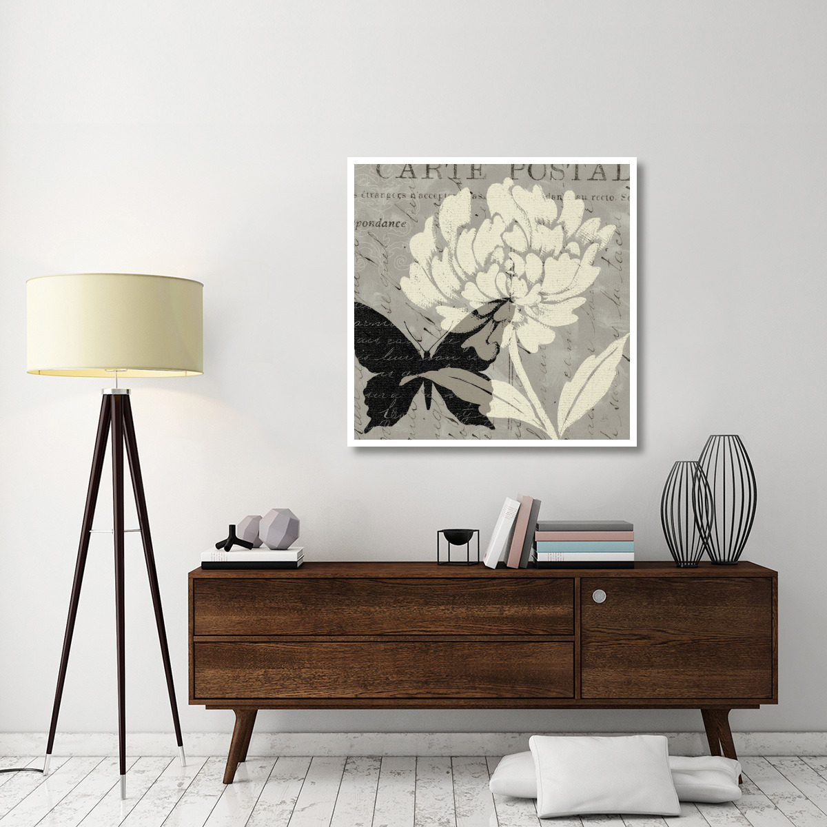 Natural Prints I -Paper Art-42&quotx42"
