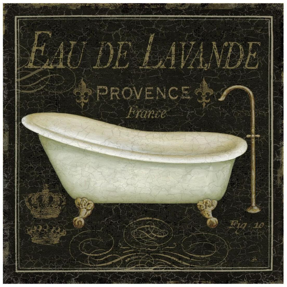 Bain de Luxe I -Paper Art-20&quotx20"