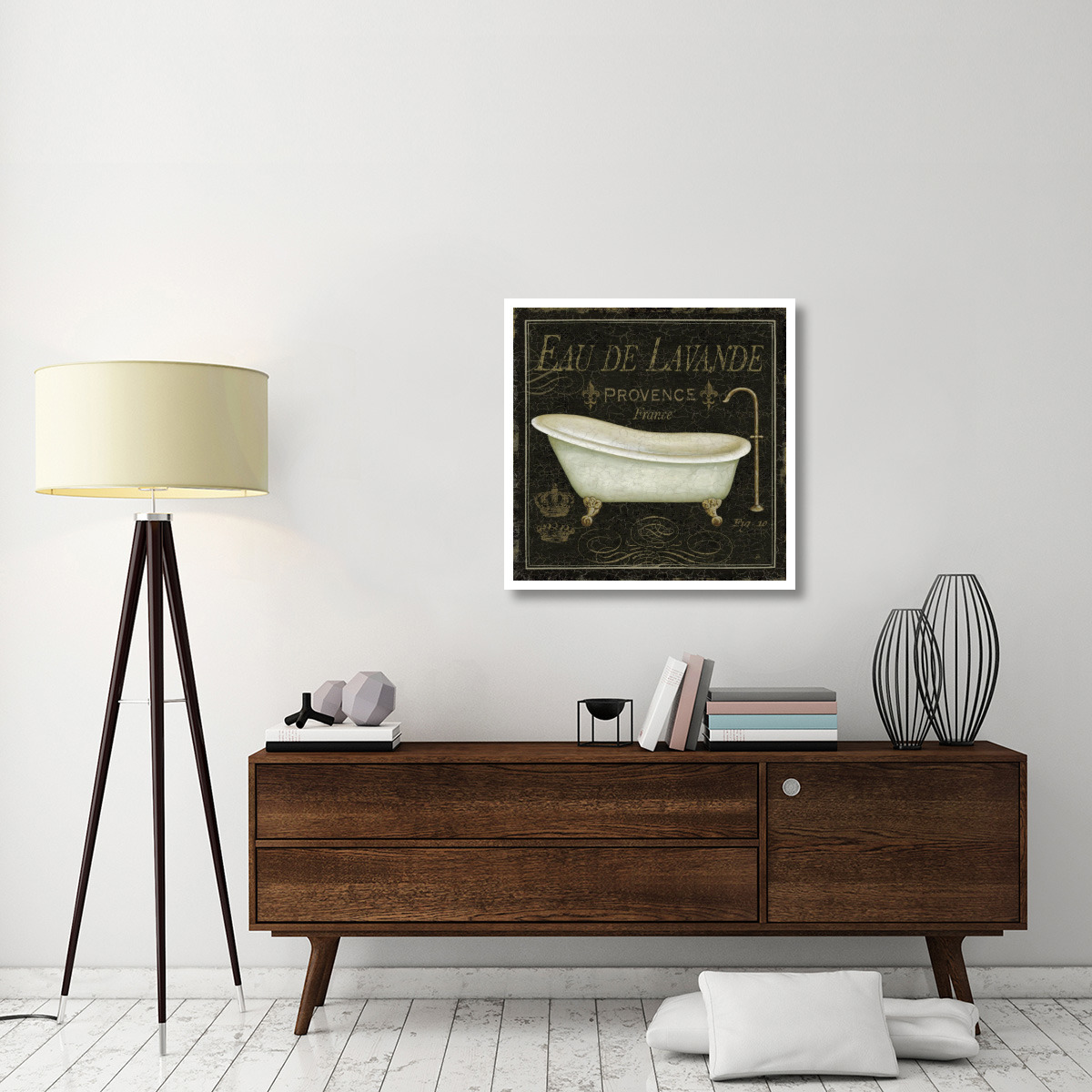 Bain de Luxe I -Paper Art-32&quotx32"