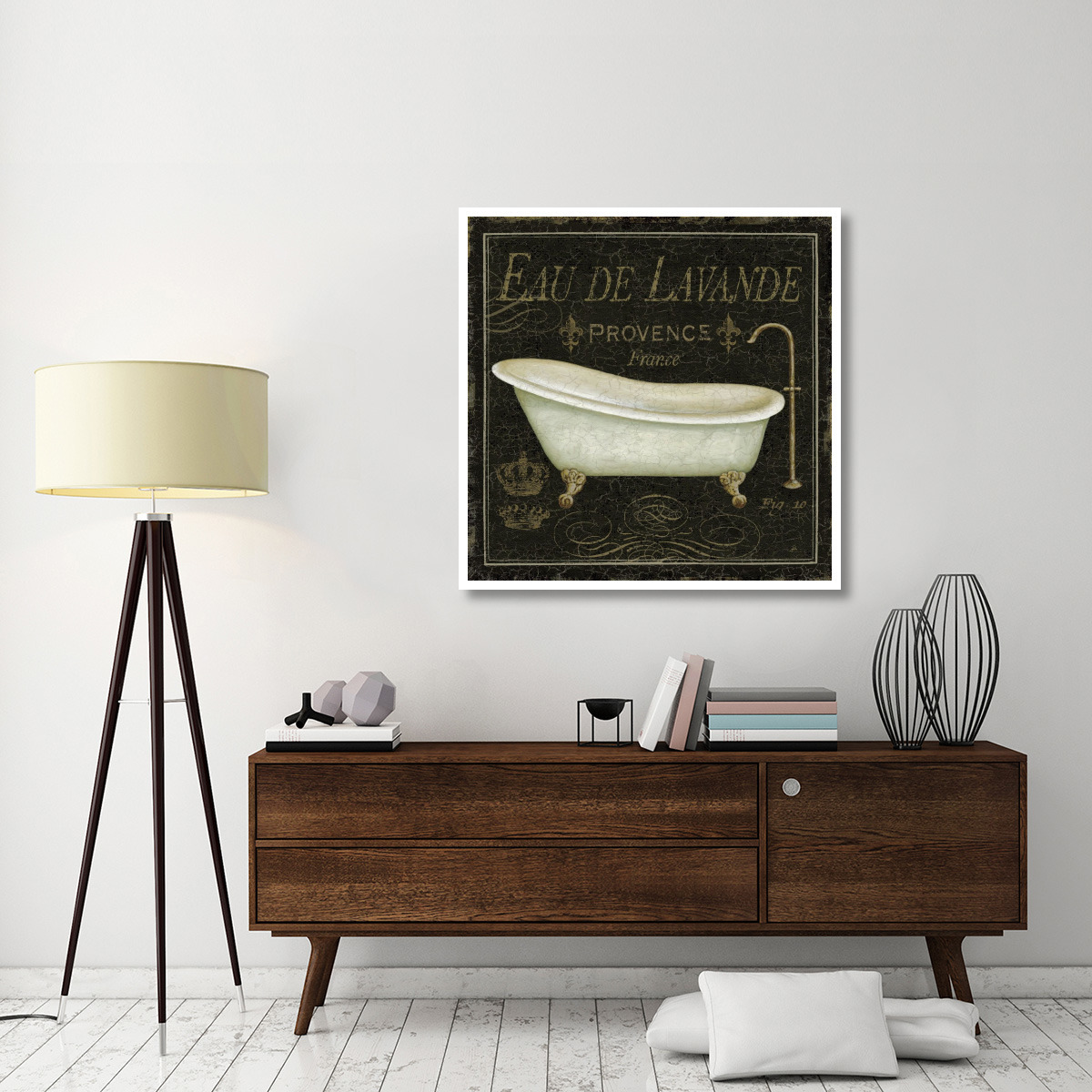 Bain de Luxe I -Paper Art-42&quotx42"