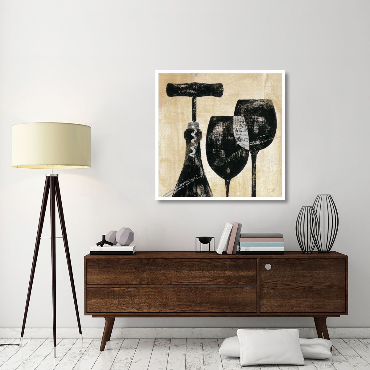 Wine Selection II -Paper Art-42&quotx42"