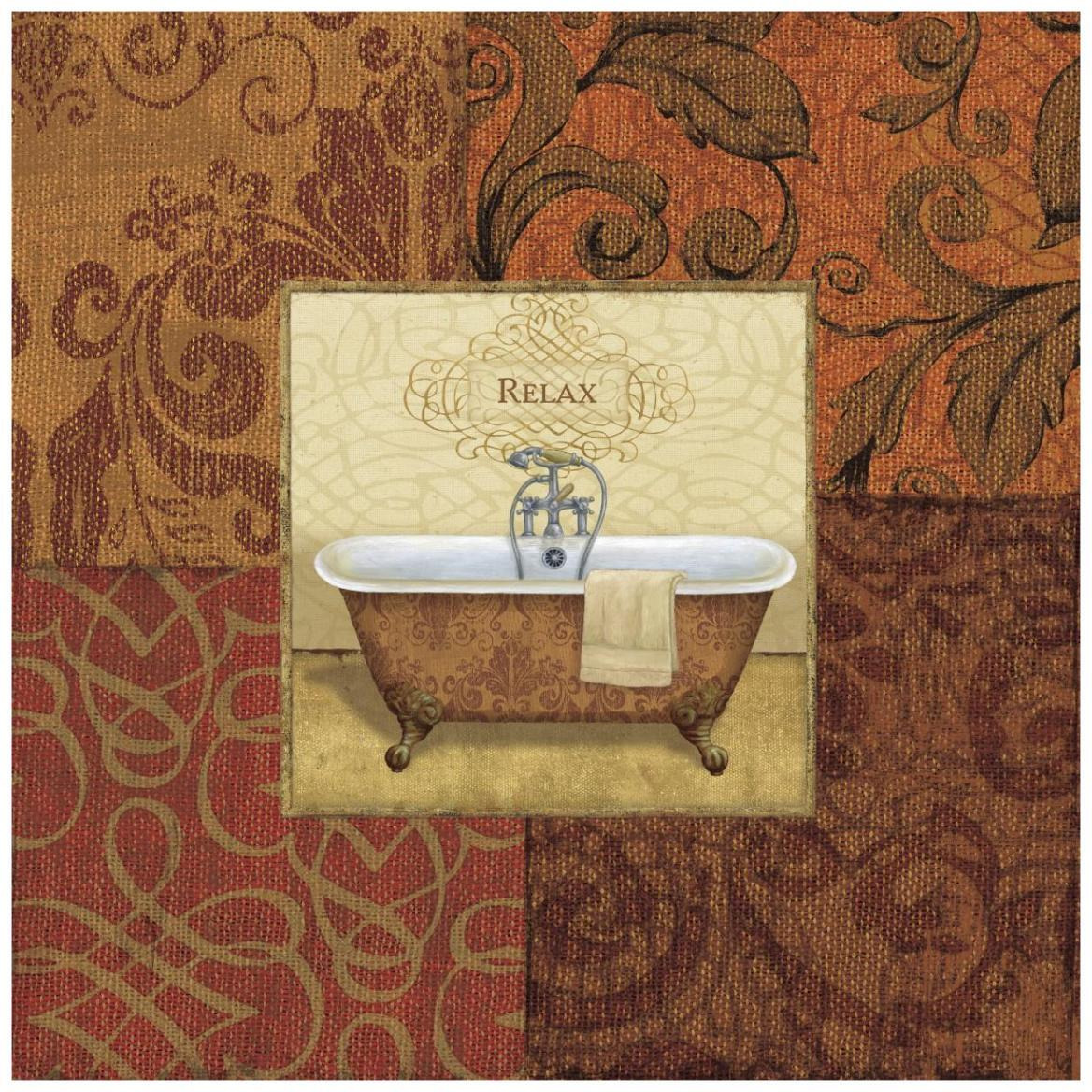 Spice Bath I -Paper Art-42&quotx42"