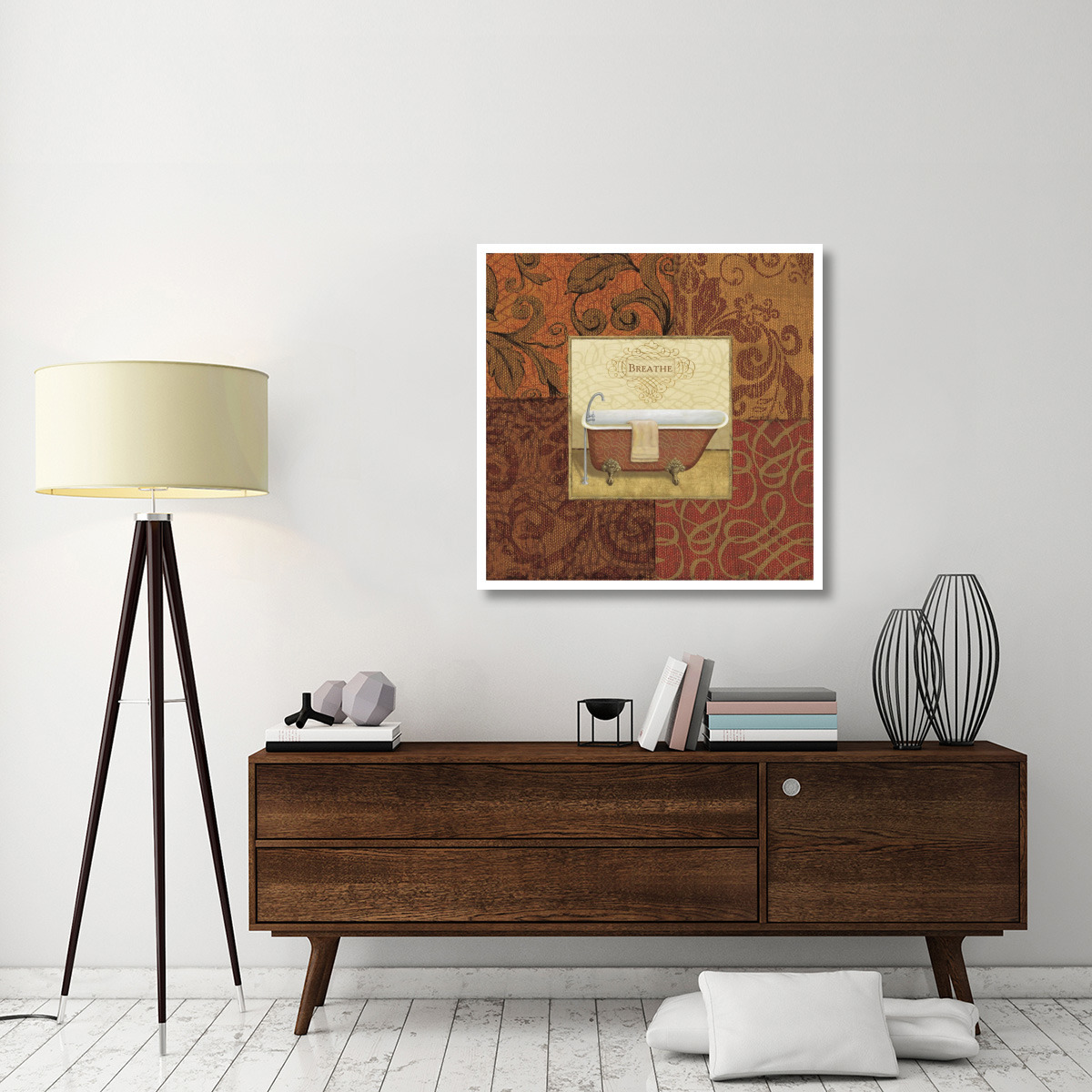 Spice Bath II -Paper Art-38&quotx38"