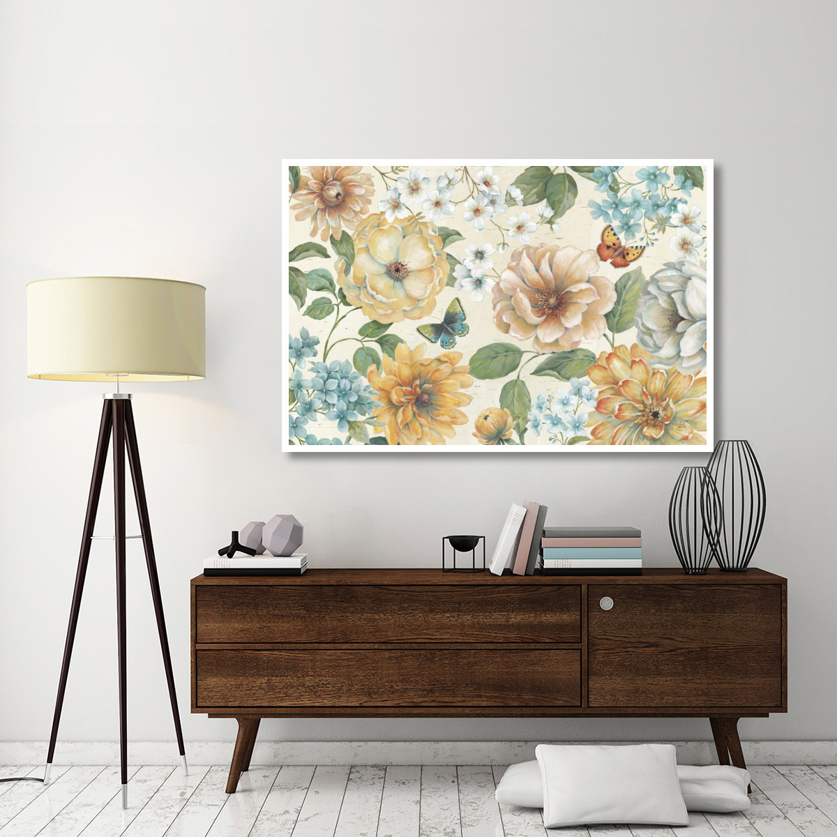 Butterfly Bloom I -Paper Art-62&quotx42"