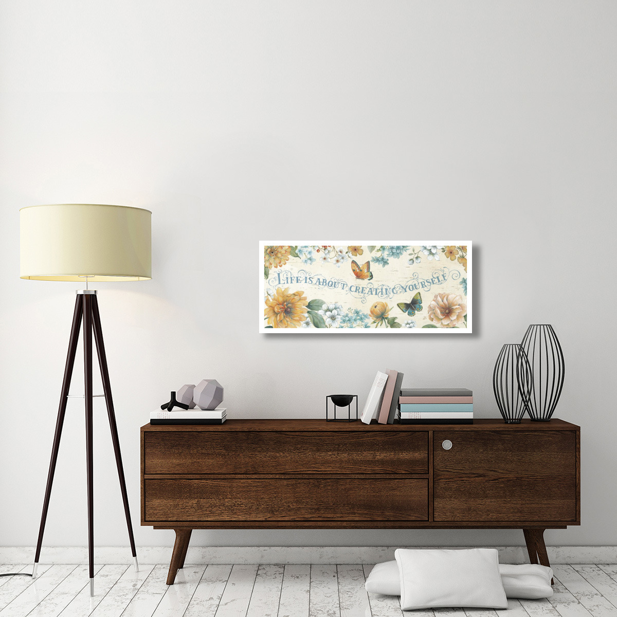 Butterfly Bloom IV -Paper Art-42&quotx18"