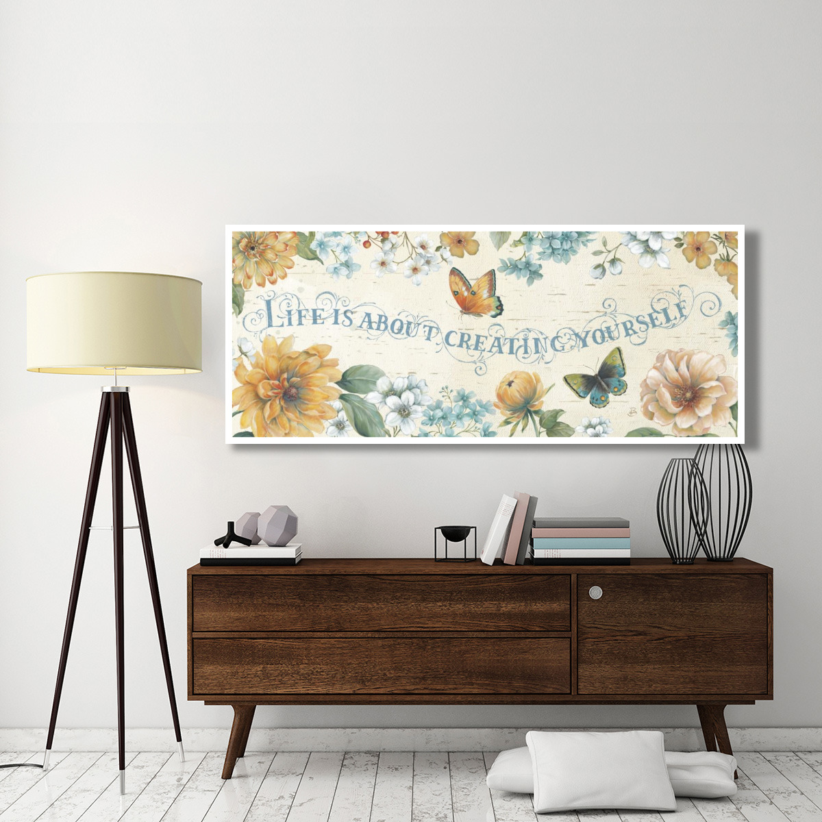 Butterfly Bloom IV -Paper Art-77&quotx32"