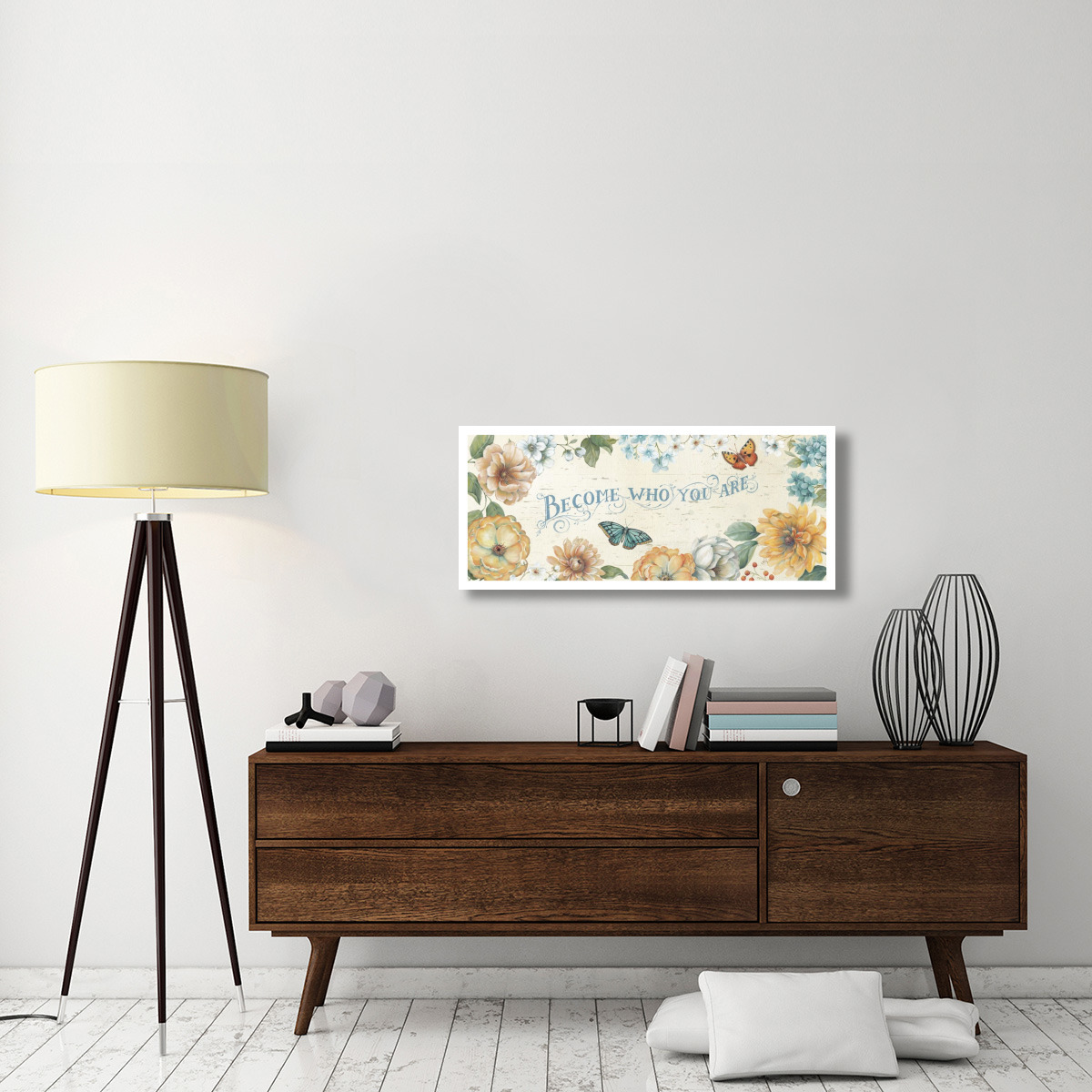 Butterfly Bloom V -Paper Art-42&quotx18"