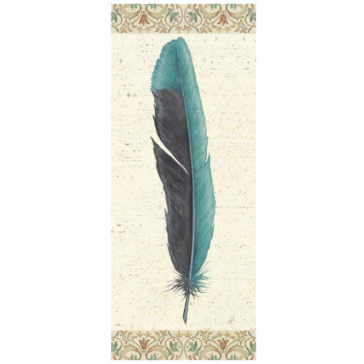 Feather Tales V -Paper Art-18&quotx42"