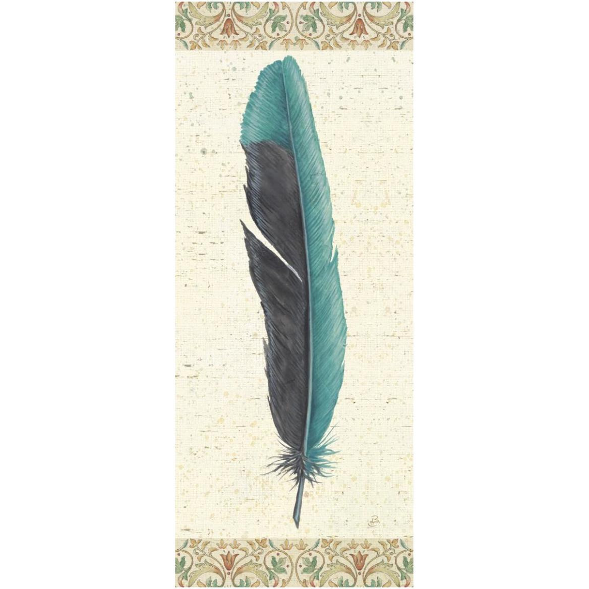 Feather Tales V -Paper Art-26&quotx62"