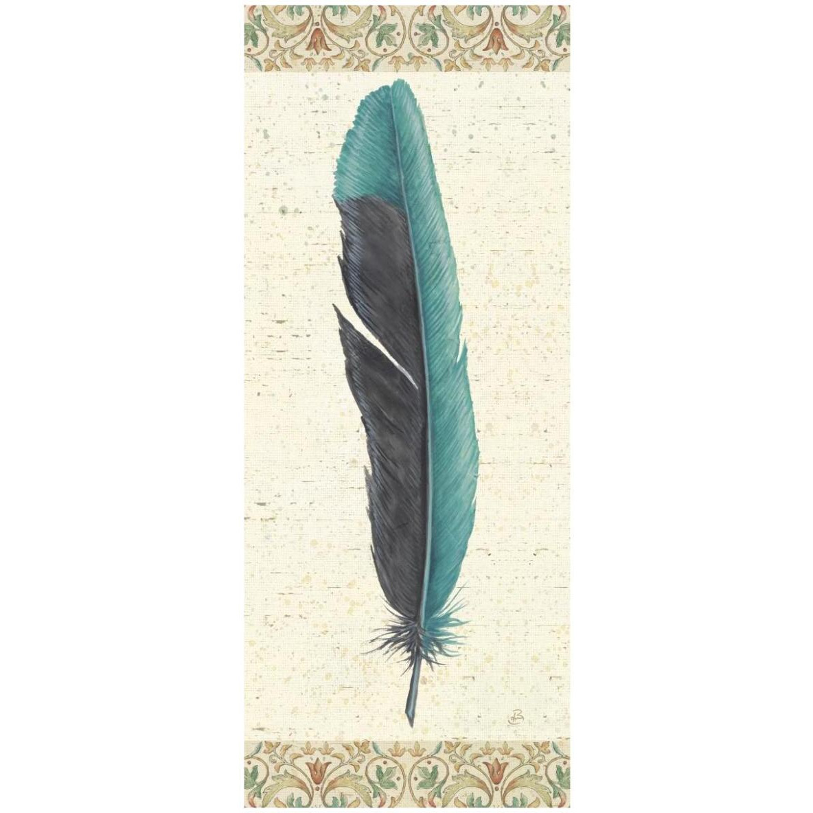 Feather Tales V -Paper Art-32&quotx77"