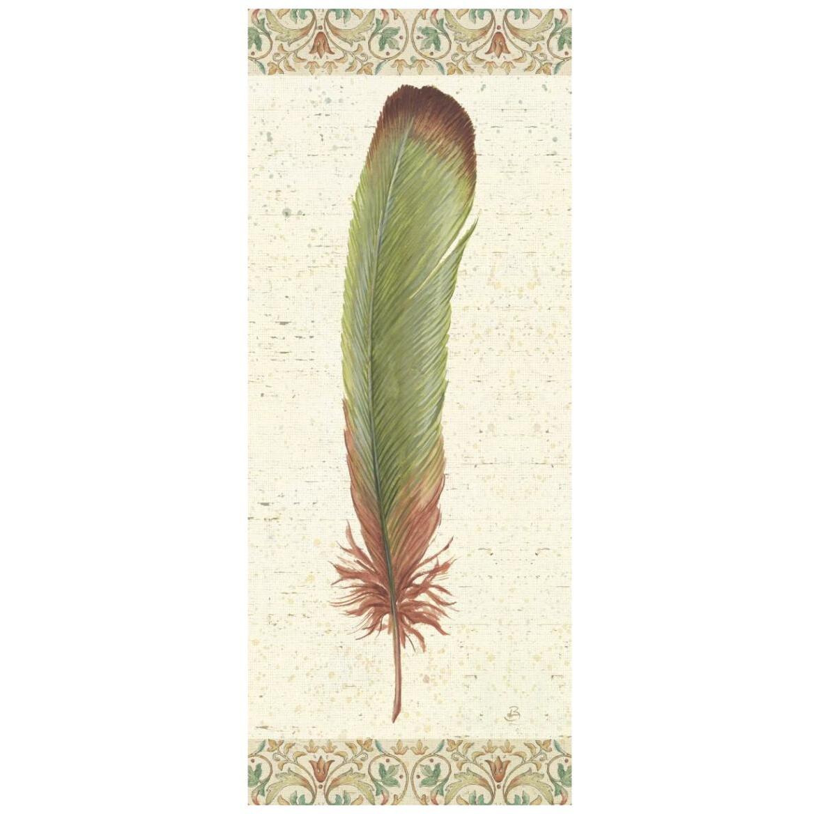 Feather Tales VI -Paper Art-18&quotx42"