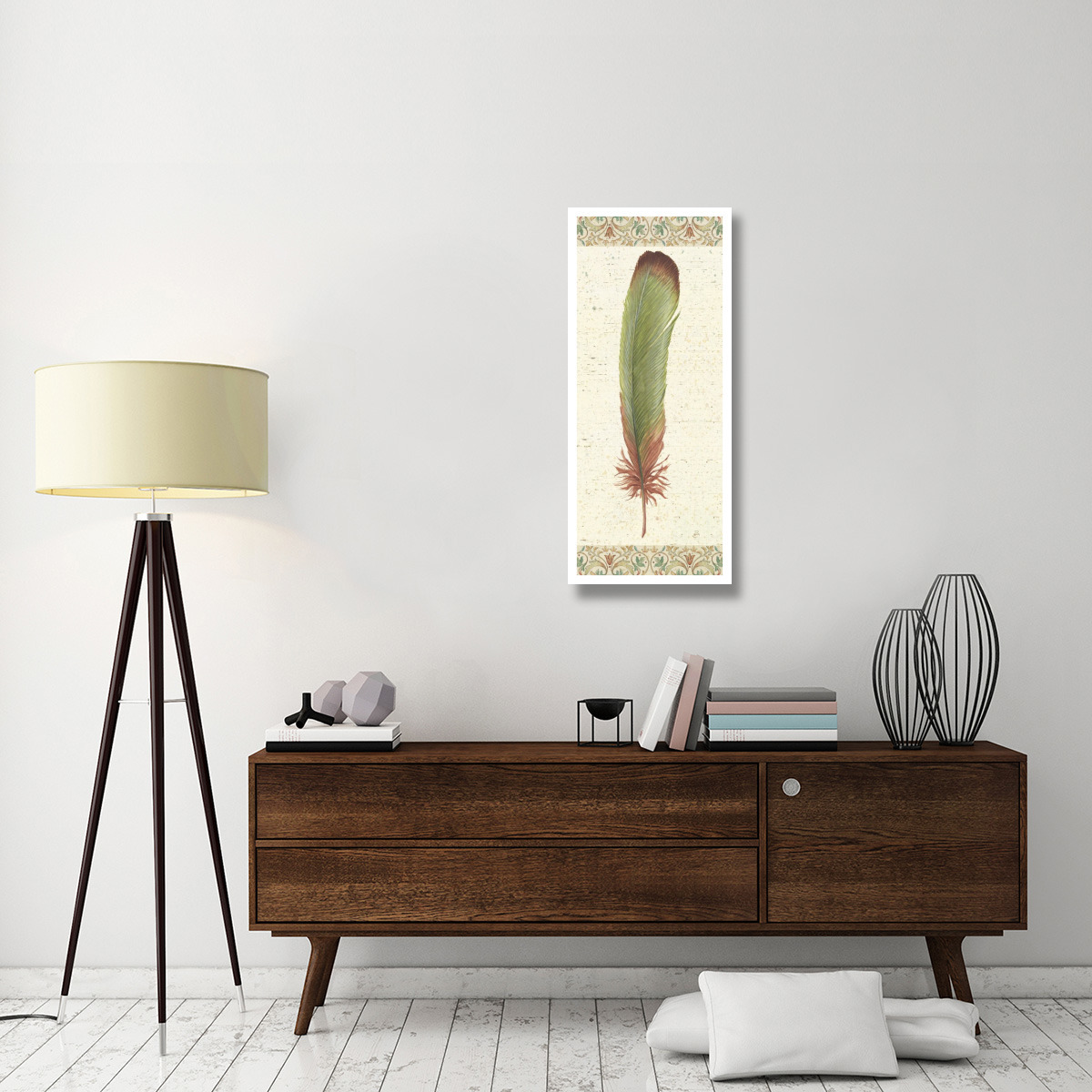 Feather Tales VI -Paper Art-18&quotx42"