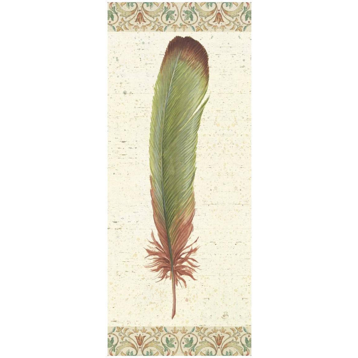 Feather Tales VI -Paper Art-22&quotx52"